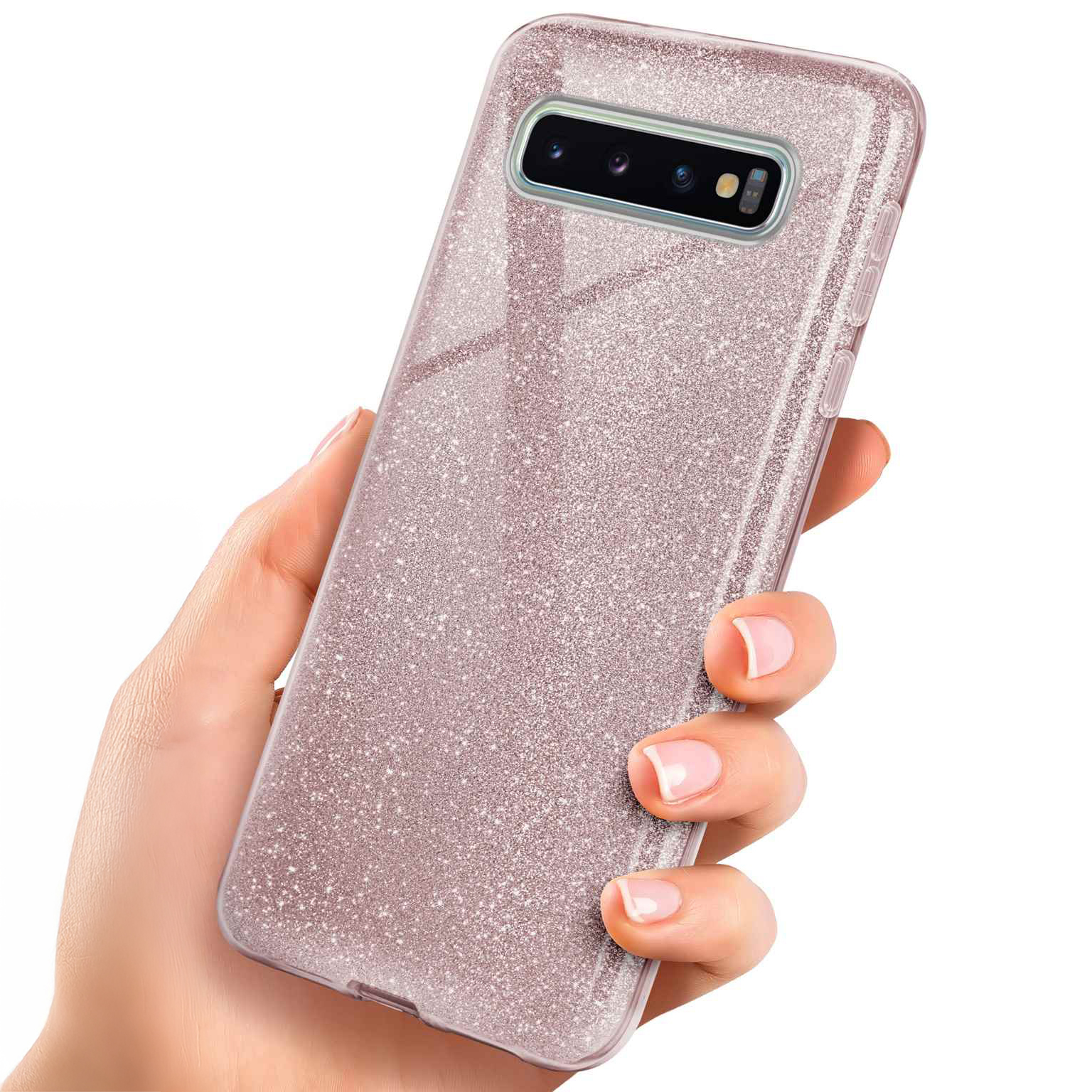 ONEFLOW Glitter Case Samsung Galaxy S10 mit Glitzer Look – undefined