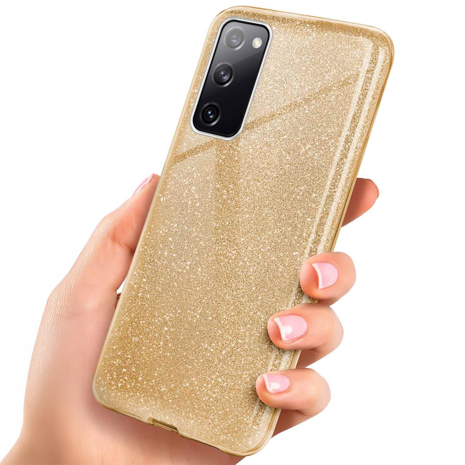 ONEFLOW Glitter Case Samsung Galaxy S20 FE 5G mit Glitzer Look – Weiteres Produktbild 1