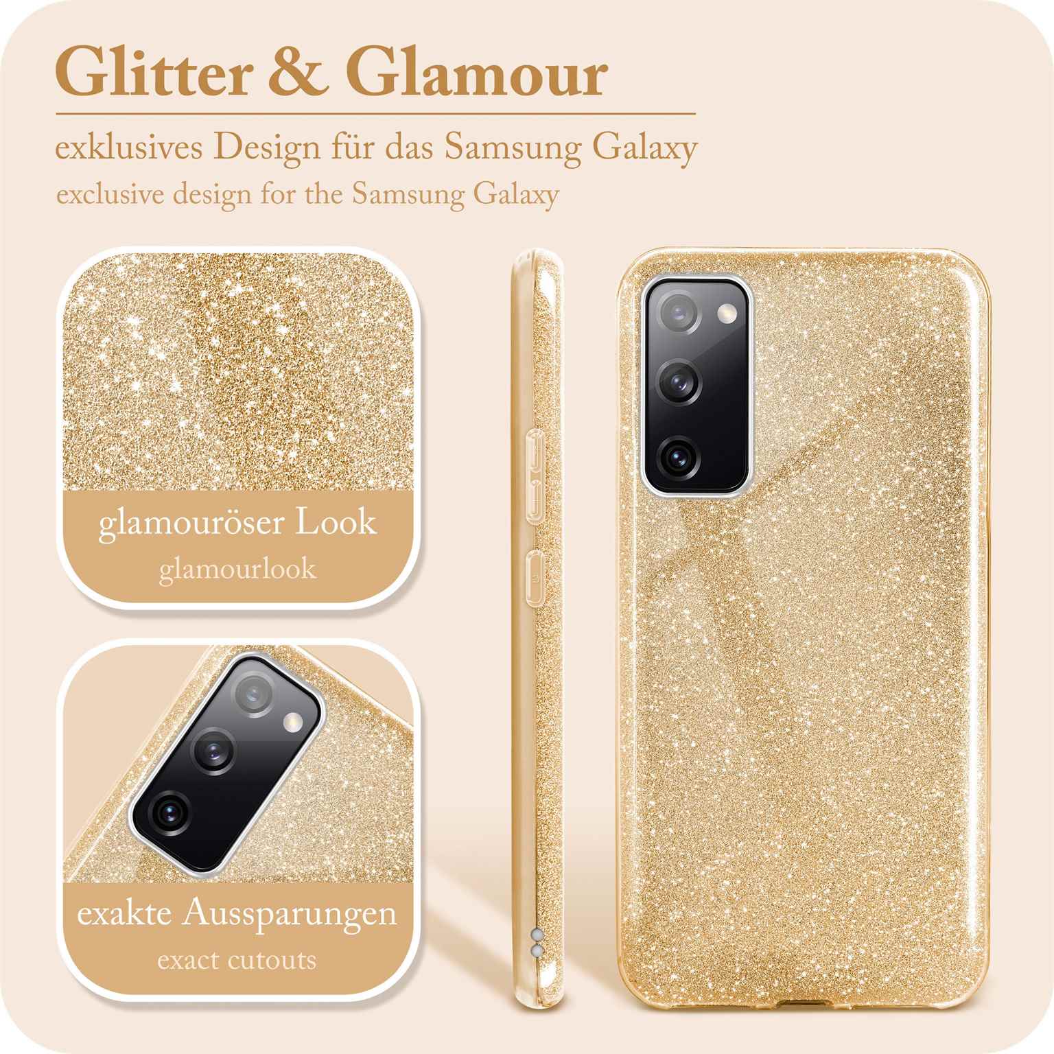 ONEFLOW Glitter Case Samsung Galaxy S20 FE 5G mit Glitzer Look – Weiteres Produktbild 2