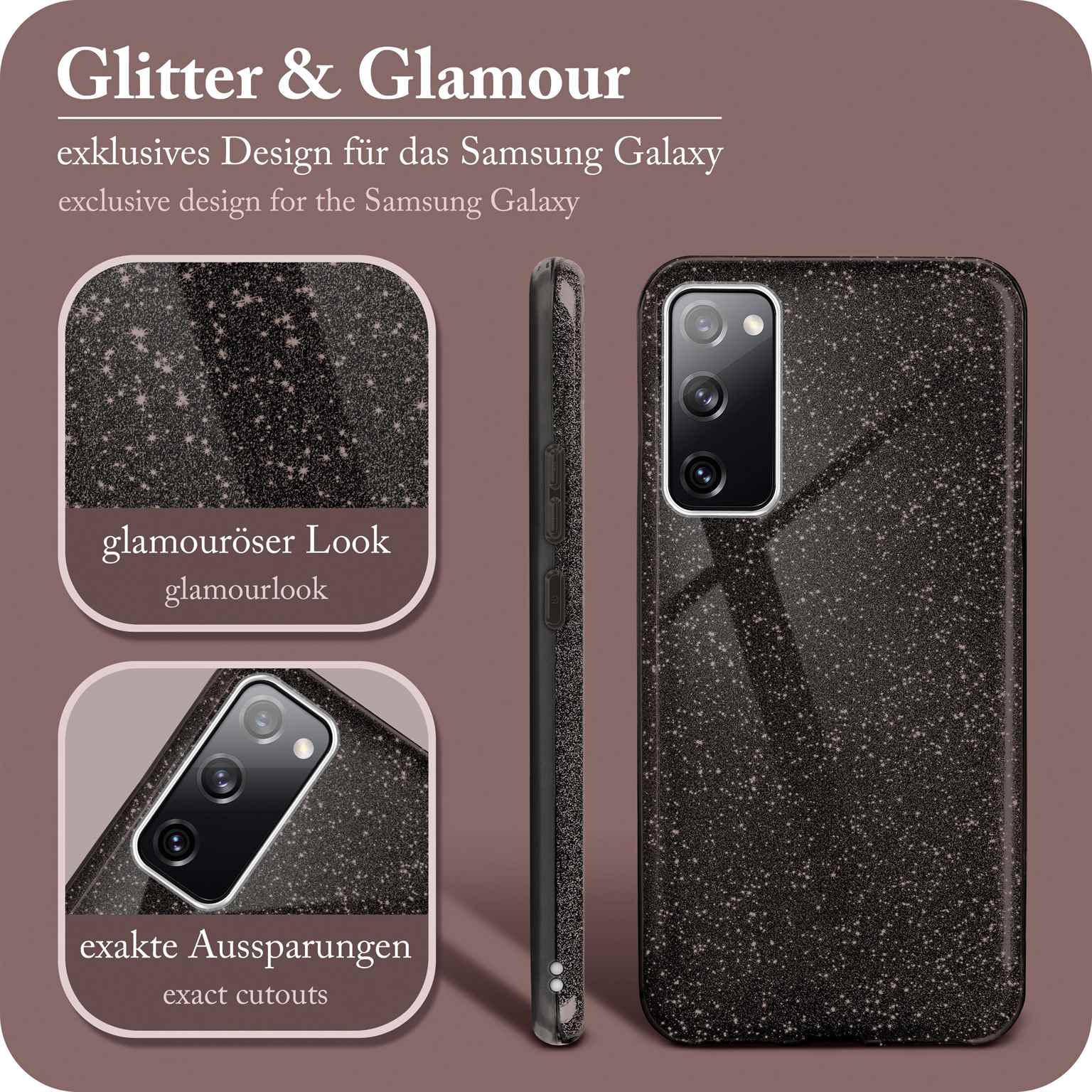 ONEFLOW Glitter Case Samsung Galaxy S20 FE 5G mit Glitzer Look – Weiteres Produktbild 2