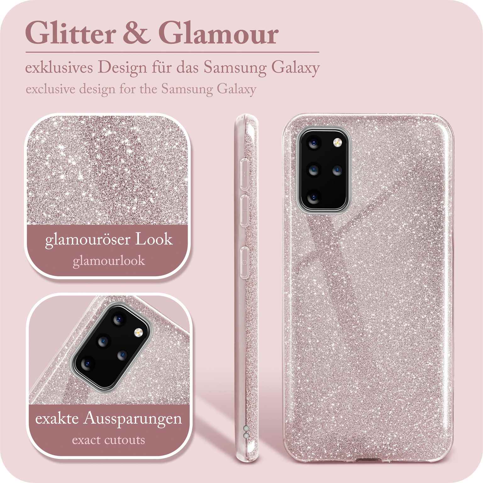 ONEFLOW Glitter Case Samsung Galaxy S20 Plus mit Glitzer Look – Weiteres Produktbild 2