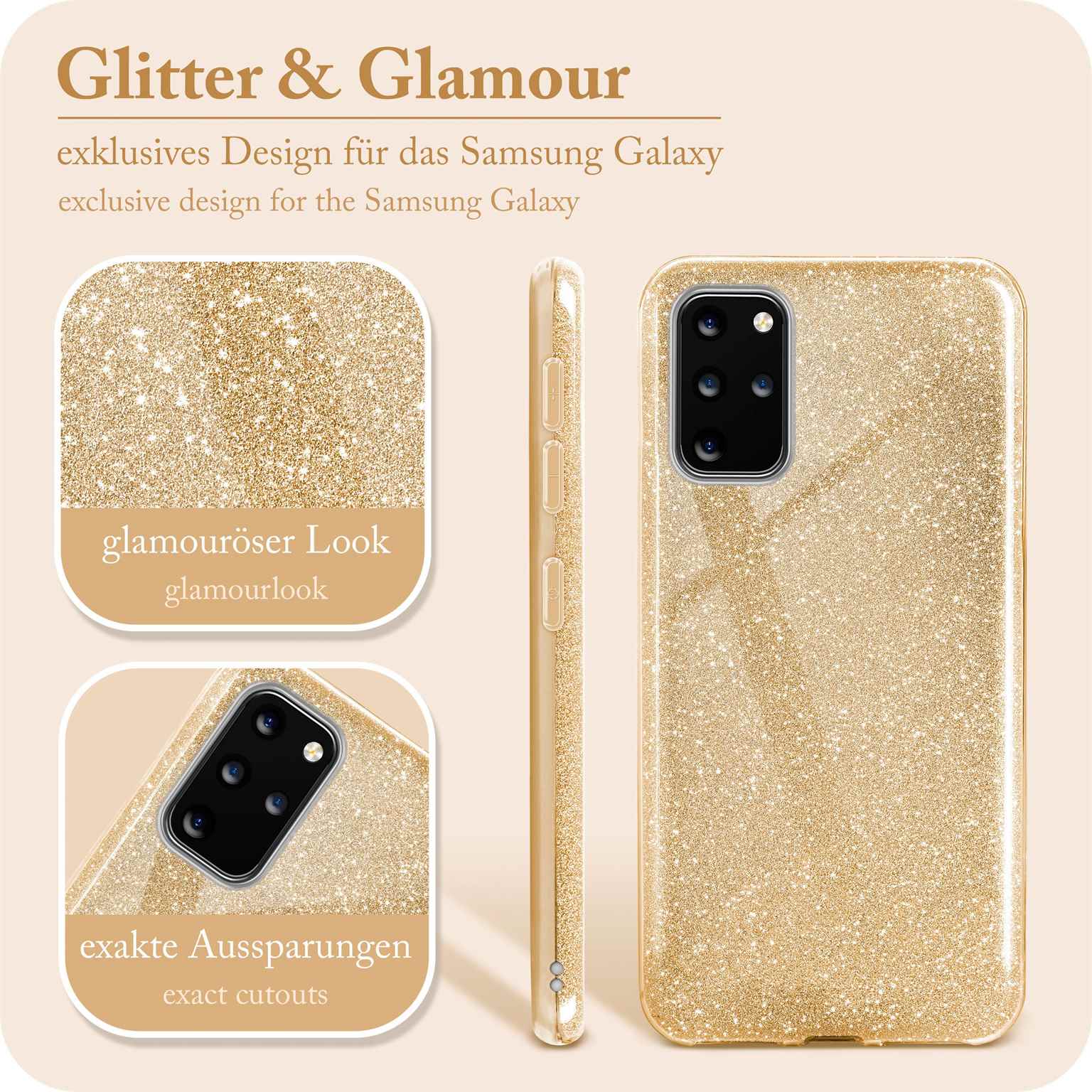 ONEFLOW Glitter Case Samsung Galaxy S20 Plus 5G mit Glitzer Look – Weiteres Produktbild 2