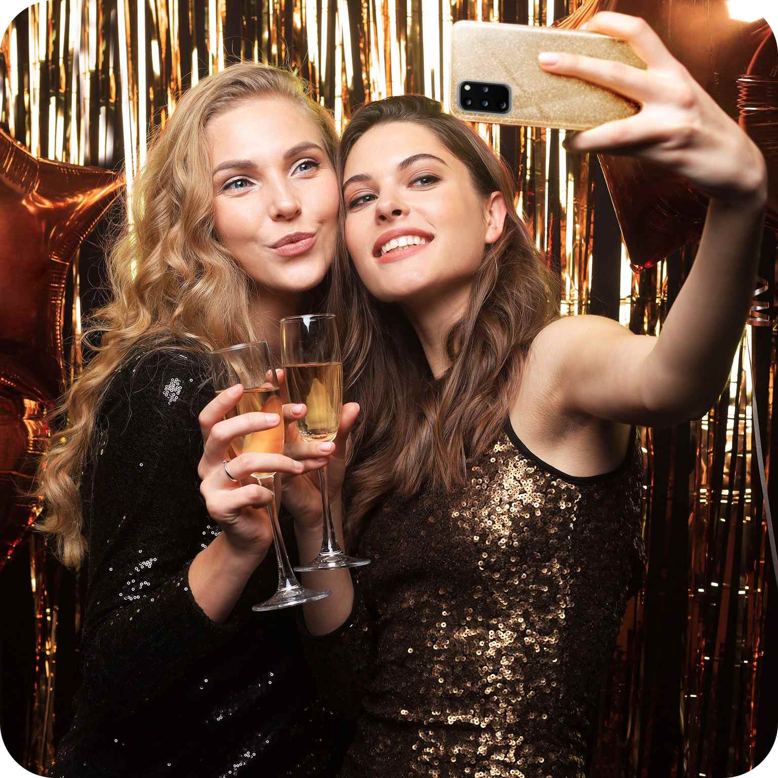 ONEFLOW Glitter Case Samsung Galaxy S20 Plus 5G mit Glitzer Look – Weiteres Produktbild 7