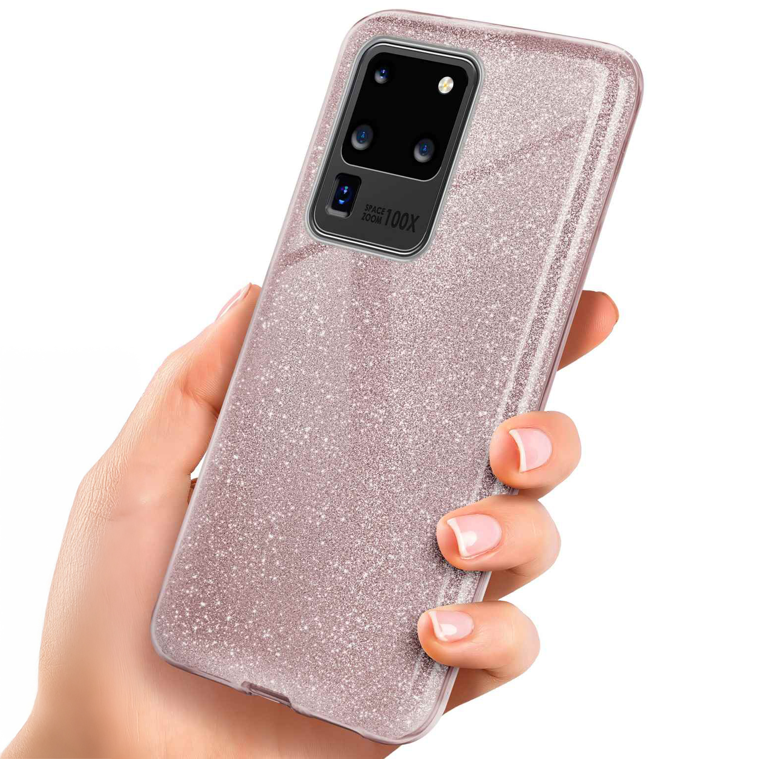 ONEFLOW Glitter Case Samsung Galaxy S20 Ultra mit Glitzer Look – undefined