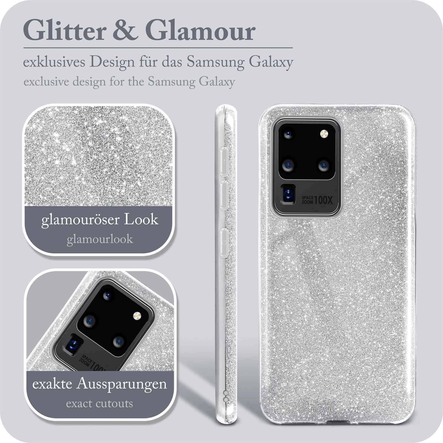 ONEFLOW Glitter Case Samsung Galaxy S20 Ultra mit Glitzer Look – Weiteres Produktbild 2 ONEFLOW Glitter Case Samsung Galaxy S20 Ultra mit Glitzer Look – Weiteres Produktbild 2