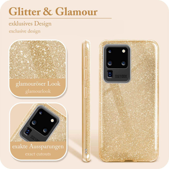 ONEFLOW Glitter Case Samsung Galaxy S20 Ultra 5G mit Glitzer Look – Weiteres Produktbild 2 ONEFLOW Glitter Case Samsung Galaxy S20 Ultra 5G mit Glitzer Look – Weiteres Produktbild 2