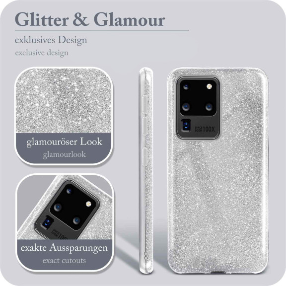 ONEFLOW Glitter Case Samsung Galaxy S20 Ultra 5G mit Glitzer Look – Weiteres Produktbild 2 ONEFLOW Glitter Case Samsung Galaxy S20 Ultra 5G mit Glitzer Look – Weiteres Produktbild 2