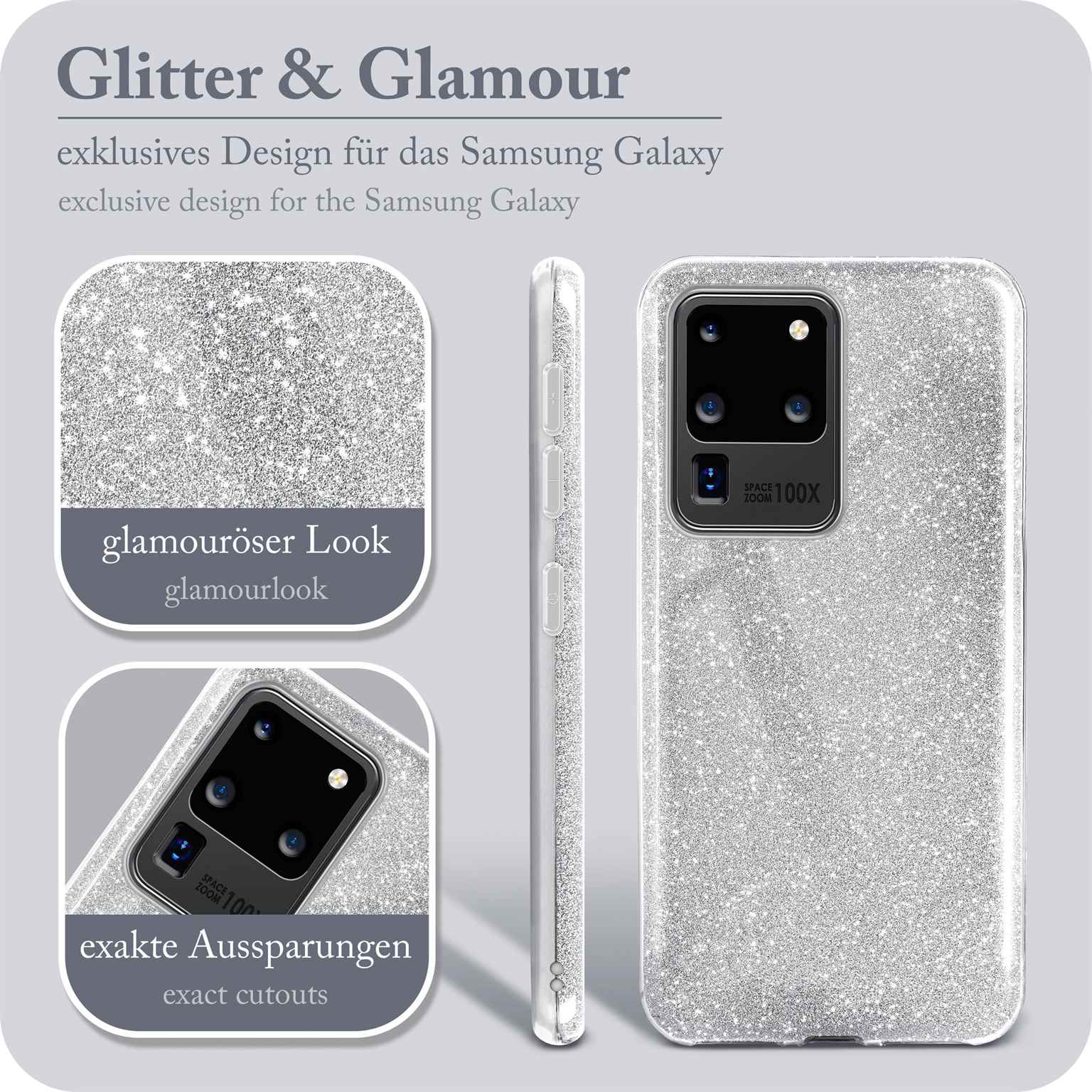 ONEFLOW Glitter Case Samsung Galaxy S20 Ultra 5G mit Glitzer Look – Weiteres Produktbild 2 ONEFLOW Glitter Case Samsung Galaxy S20 Ultra 5G mit Glitzer Look – Weiteres Produktbild 2