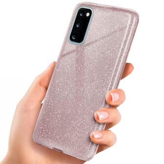 ONEFLOW Glitter Case Samsung Galaxy S20 mit Glitzer Look – Gloss - Rosé ONEFLOW Glitter Case Samsung Galaxy S20 mit Glitzer Look – Gloss - Rosé