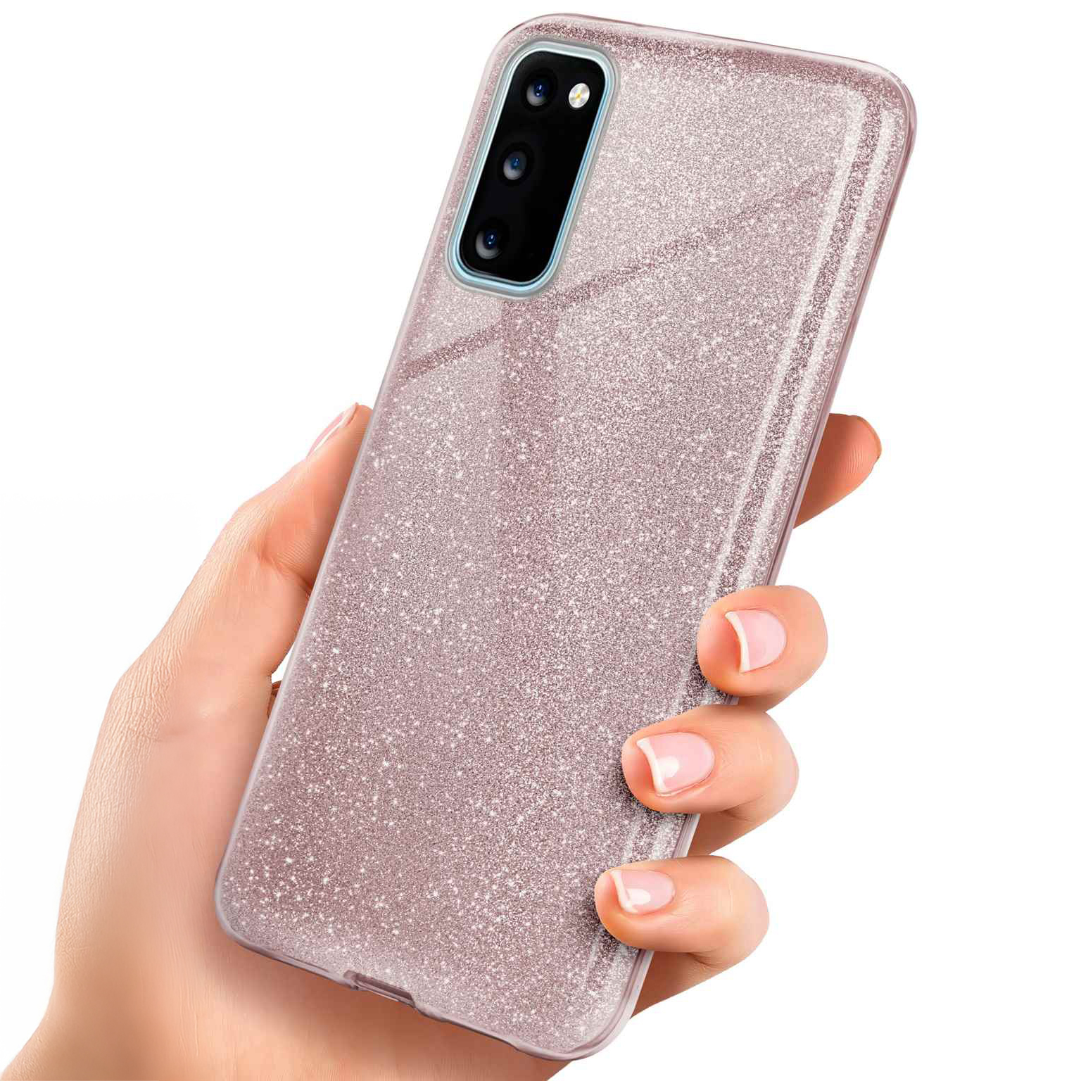 ONEFLOW Glitter Case Samsung Galaxy S20 mit Glitzer Look – undefined
