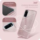 ONEFLOW Glitter Case Samsung Galaxy S20 mit Glitzer Look – Weiteres Produktbild 5