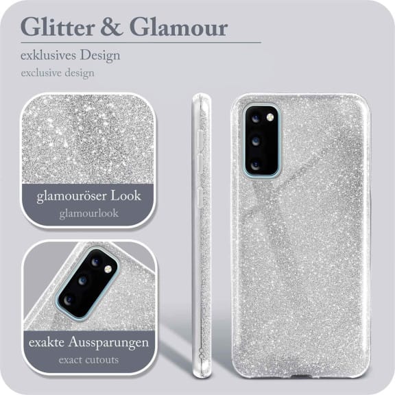 ONEFLOW Glitter Case Samsung Galaxy S20 mit Glitzer Look – Weiteres Produktbild 2 ONEFLOW Glitter Case Samsung Galaxy S20 mit Glitzer Look – Weiteres Produktbild 2
