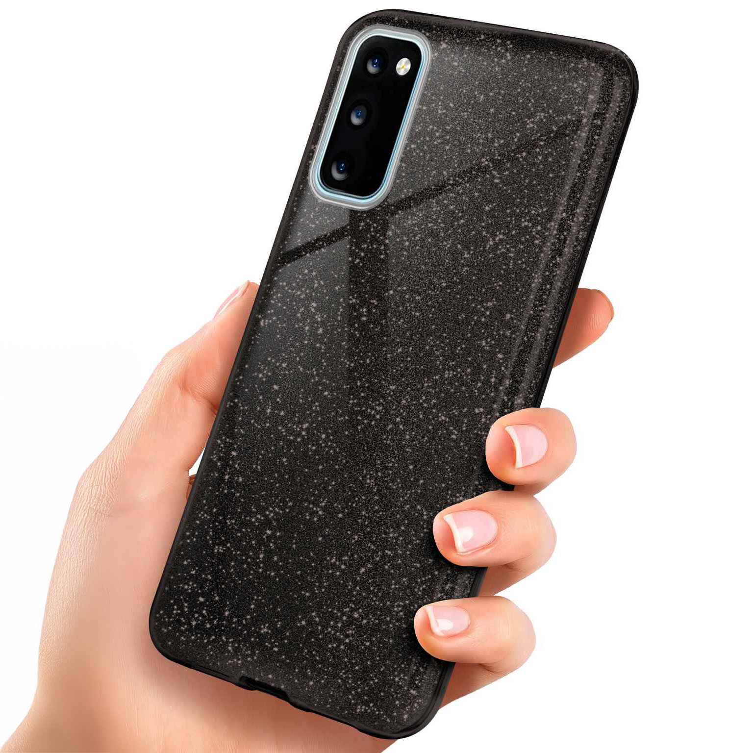ONEFLOW Glitter Case Samsung Galaxy S20 5G mit Glitzer Look – Weiteres Produktbild 1