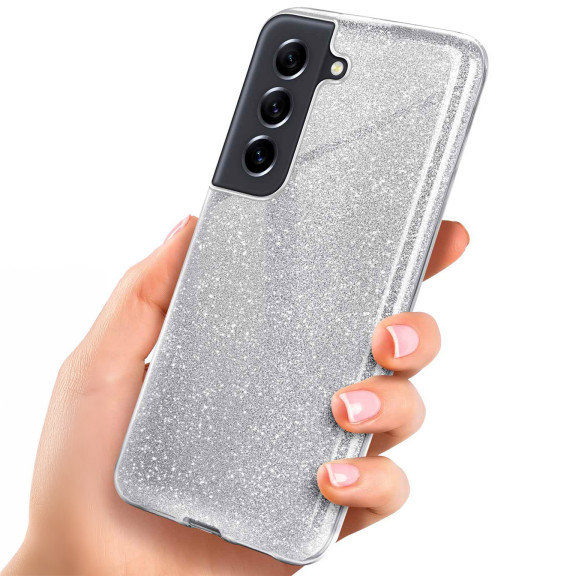 ONEFLOW Glitter Case Samsung Galaxy S21 FE 5G mit Glitzer Look – Weiteres Produktbild 1