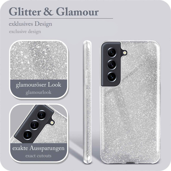 ONEFLOW Glitter Case Samsung Galaxy S21 FE 5G mit Glitzer Look – Weiteres Produktbild 2 ONEFLOW Glitter Case Samsung Galaxy S21 FE 5G mit Glitzer Look – Weiteres Produktbild 2