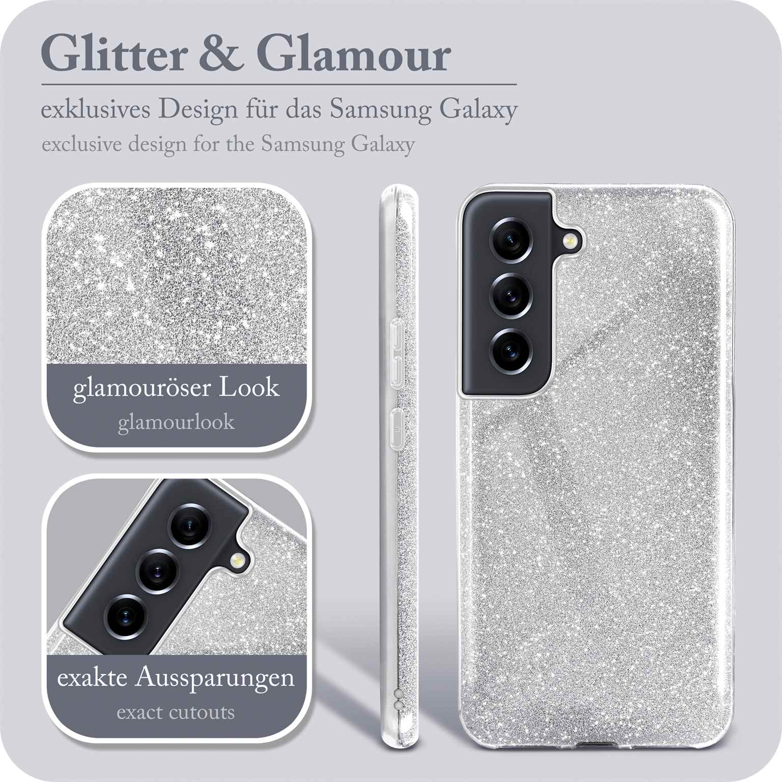 ONEFLOW Glitter Case Samsung Galaxy S21 FE 5G mit Glitzer Look – Weiteres Produktbild 2 ONEFLOW Glitter Case Samsung Galaxy S21 FE 5G mit Glitzer Look – Weiteres Produktbild 2