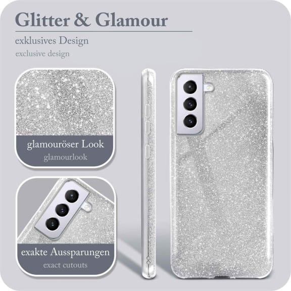 ONEFLOW Glitter Case Samsung Galaxy S21 Plus mit Glitzer Look – Weiteres Produktbild 2 ONEFLOW Glitter Case Samsung Galaxy S21 Plus mit Glitzer Look – Weiteres Produktbild 2