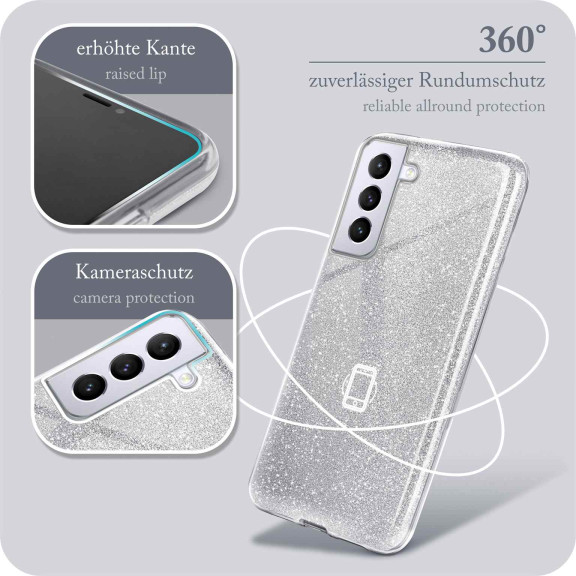 ONEFLOW Glitter Case Samsung Galaxy S21 Plus mit Glitzer Look – Weiteres Produktbild 5 ONEFLOW Glitter Case Samsung Galaxy S21 Plus mit Glitzer Look – Weiteres Produktbild 5
