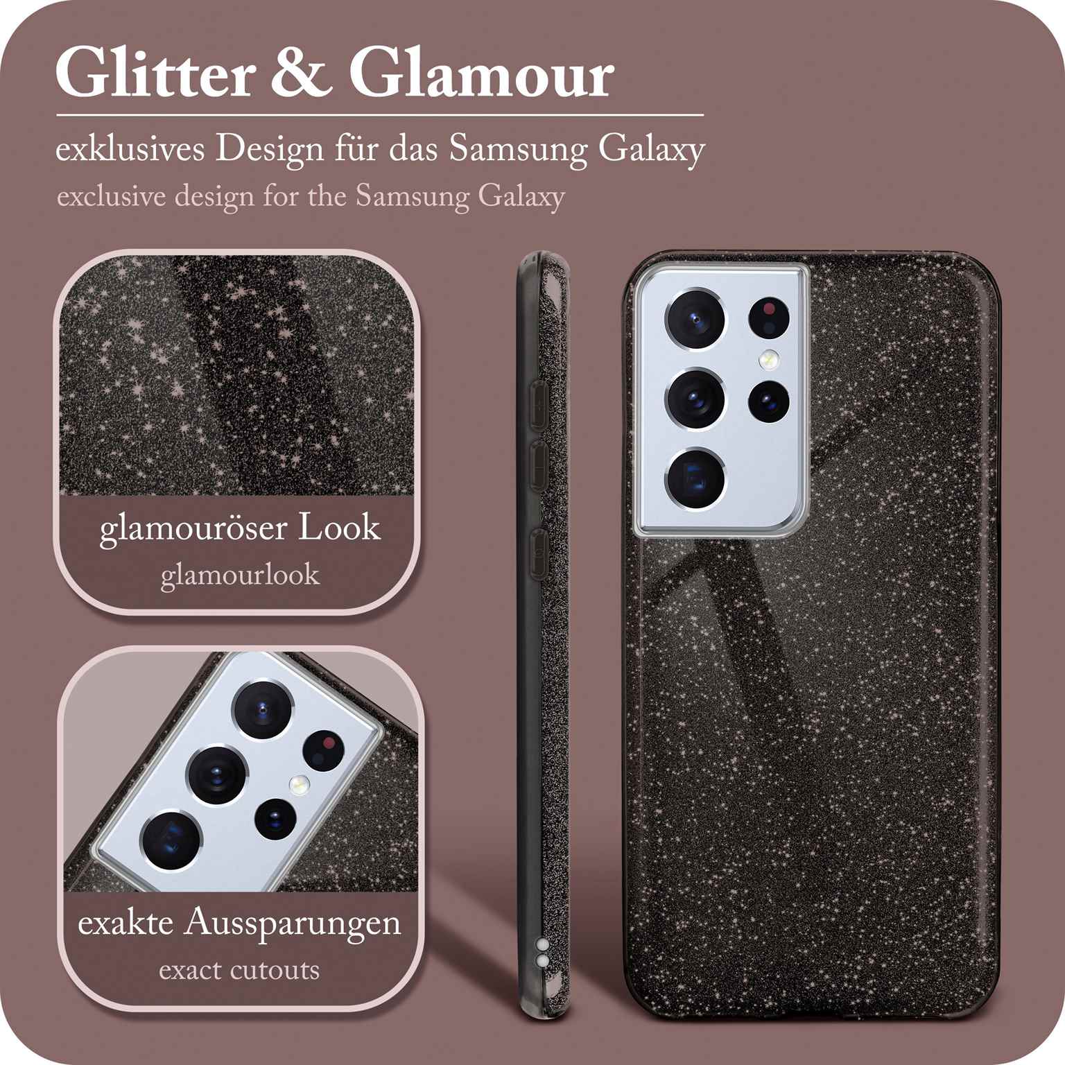 ONEFLOW Glitter Case Samsung Galaxy S21 Ultra mit Glitzer Look – Weiteres Produktbild 2 ONEFLOW Glitter Case Samsung Galaxy S21 Ultra mit Glitzer Look – Weiteres Produktbild 2