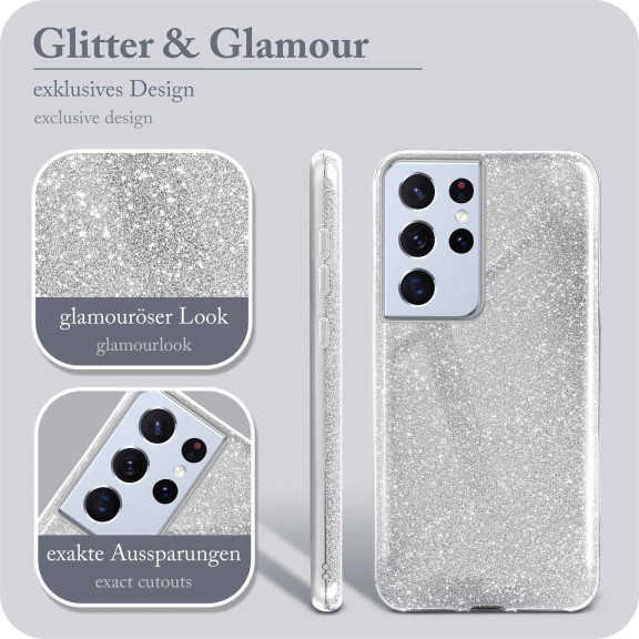 ONEFLOW Glitter Case Samsung Galaxy S21 Ultra mit Glitzer Look – Weiteres Produktbild 2 ONEFLOW Glitter Case Samsung Galaxy S21 Ultra mit Glitzer Look – Weiteres Produktbild 2