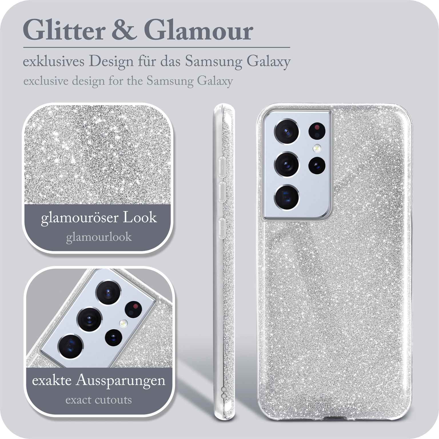 ONEFLOW Glitter Case Samsung Galaxy S21 Ultra mit Glitzer Look – Weiteres Produktbild 2 ONEFLOW Glitter Case Samsung Galaxy S21 Ultra mit Glitzer Look – Weiteres Produktbild 2