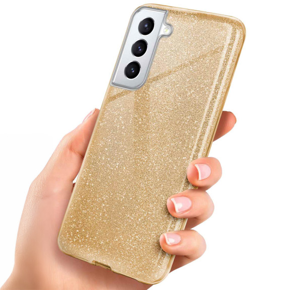 ONEFLOW Glitter Case Samsung Galaxy S21 mit Glitzer Look – Weiteres Produktbild 1