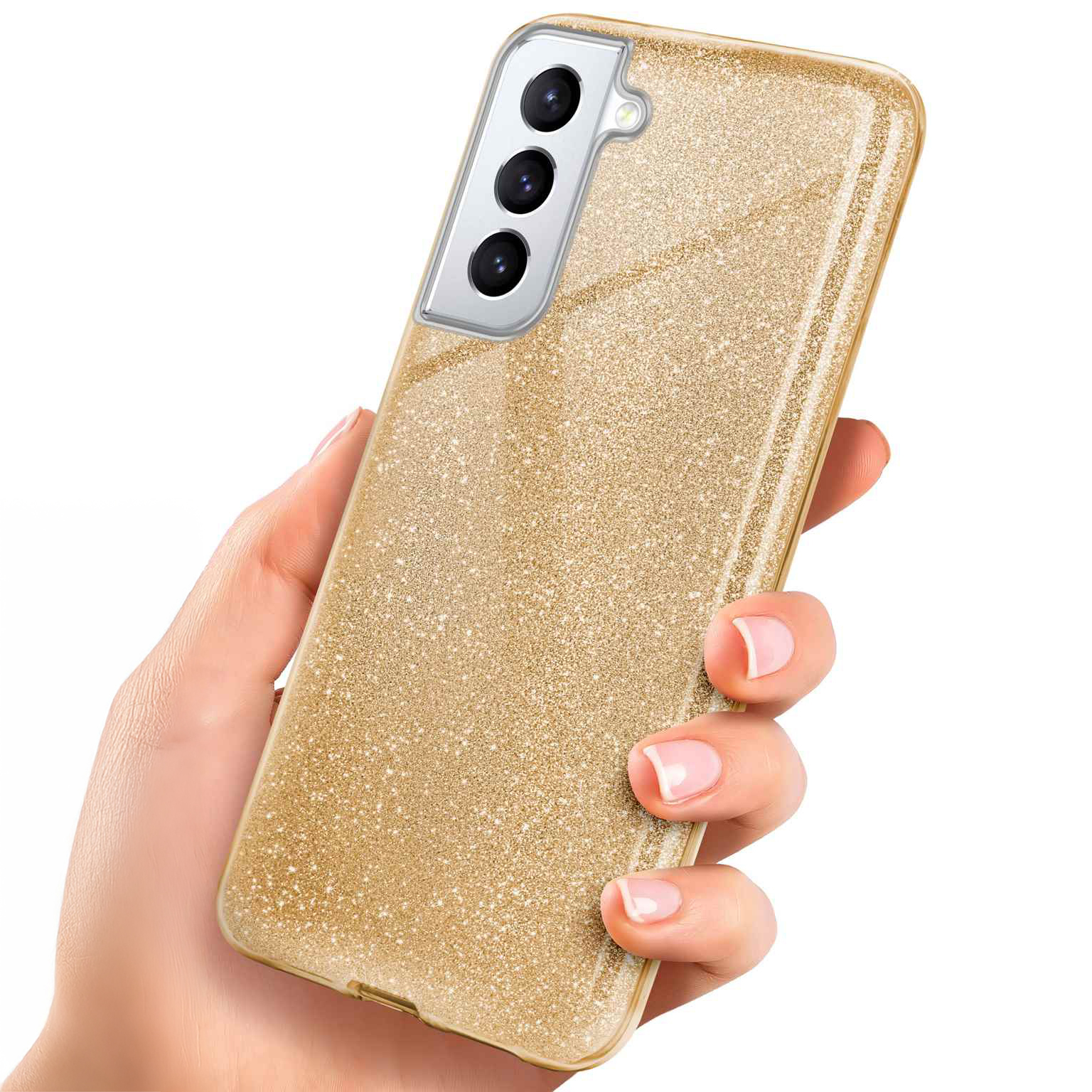 ONEFLOW Glitter Case Samsung Galaxy S21 mit Glitzer Look – Weiteres Produktbild 1 ONEFLOW Glitter Case Samsung Galaxy S21 mit Glitzer Look – Weiteres Produktbild 1