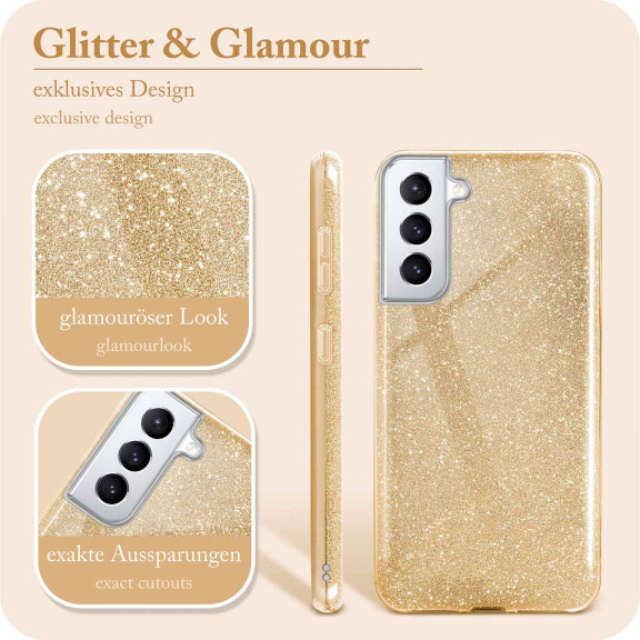 ONEFLOW Glitter Case Samsung Galaxy S21 mit Glitzer Look – Weiteres Produktbild 2 ONEFLOW Glitter Case Samsung Galaxy S21 mit Glitzer Look – Weiteres Produktbild 2