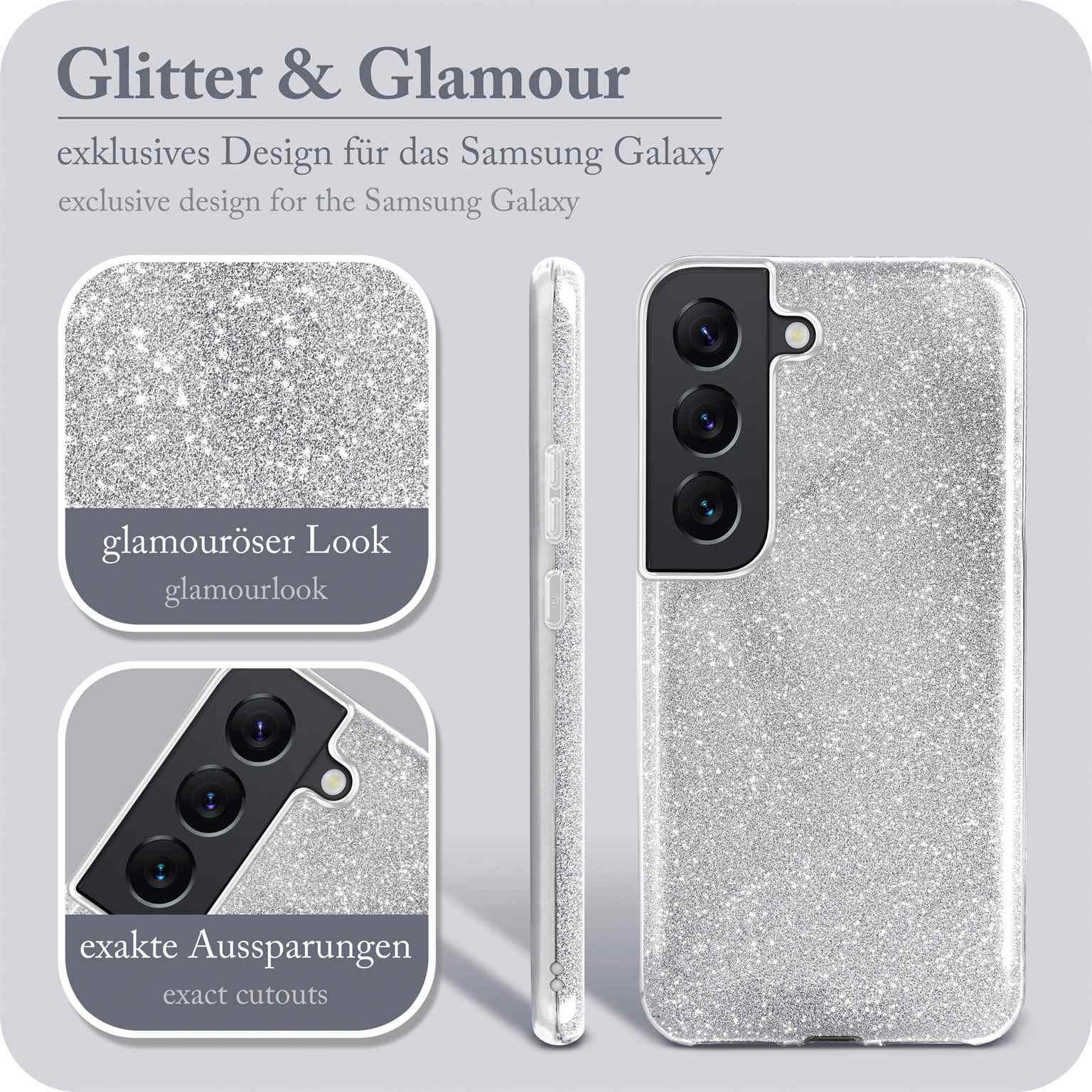 ONEFLOW Glitter Case Samsung Galaxy S22 Plus mit Glitzer Look – Weiteres Produktbild 2 ONEFLOW Glitter Case Samsung Galaxy S22 Plus mit Glitzer Look – Weiteres Produktbild 2