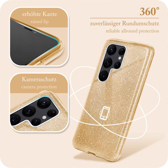ONEFLOW Glitter Case Samsung Galaxy S22 Ultra mit Glitzer Look – Weiteres Produktbild 5 ONEFLOW Glitter Case Samsung Galaxy S22 Ultra mit Glitzer Look – Weiteres Produktbild 5