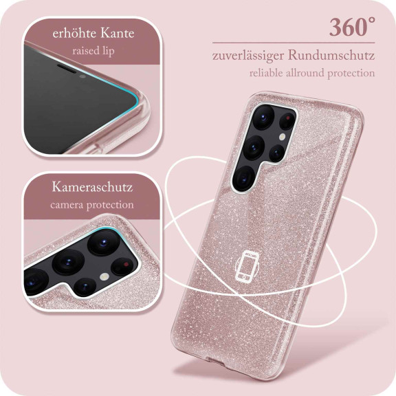 ONEFLOW Glitter Case Samsung Galaxy S22 Ultra mit Glitzer Look – Weiteres Produktbild 5 ONEFLOW Glitter Case Samsung Galaxy S22 Ultra mit Glitzer Look – Weiteres Produktbild 5