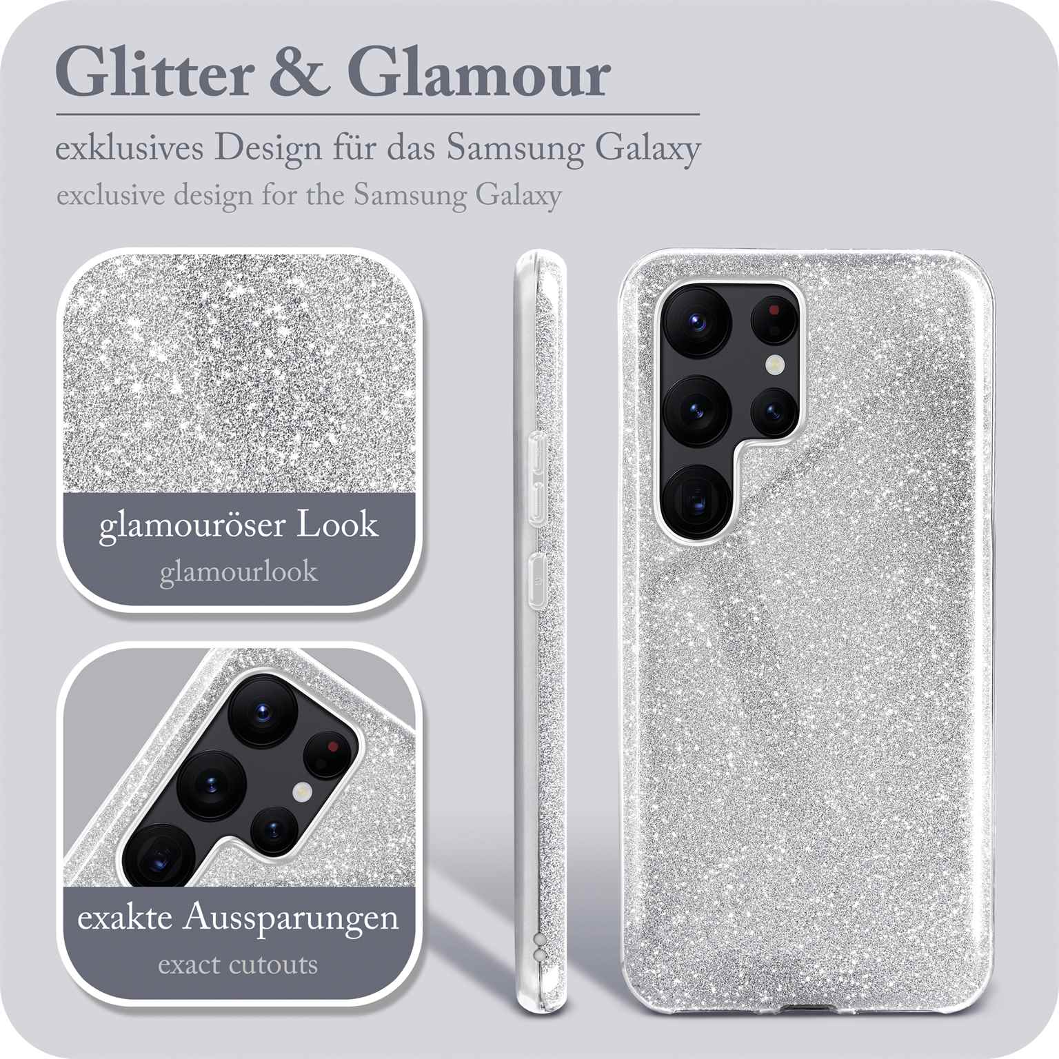ONEFLOW Glitter Case Samsung Galaxy S22 Ultra mit Glitzer Look – Weiteres Produktbild 2 ONEFLOW Glitter Case Samsung Galaxy S22 Ultra mit Glitzer Look – Weiteres Produktbild 2