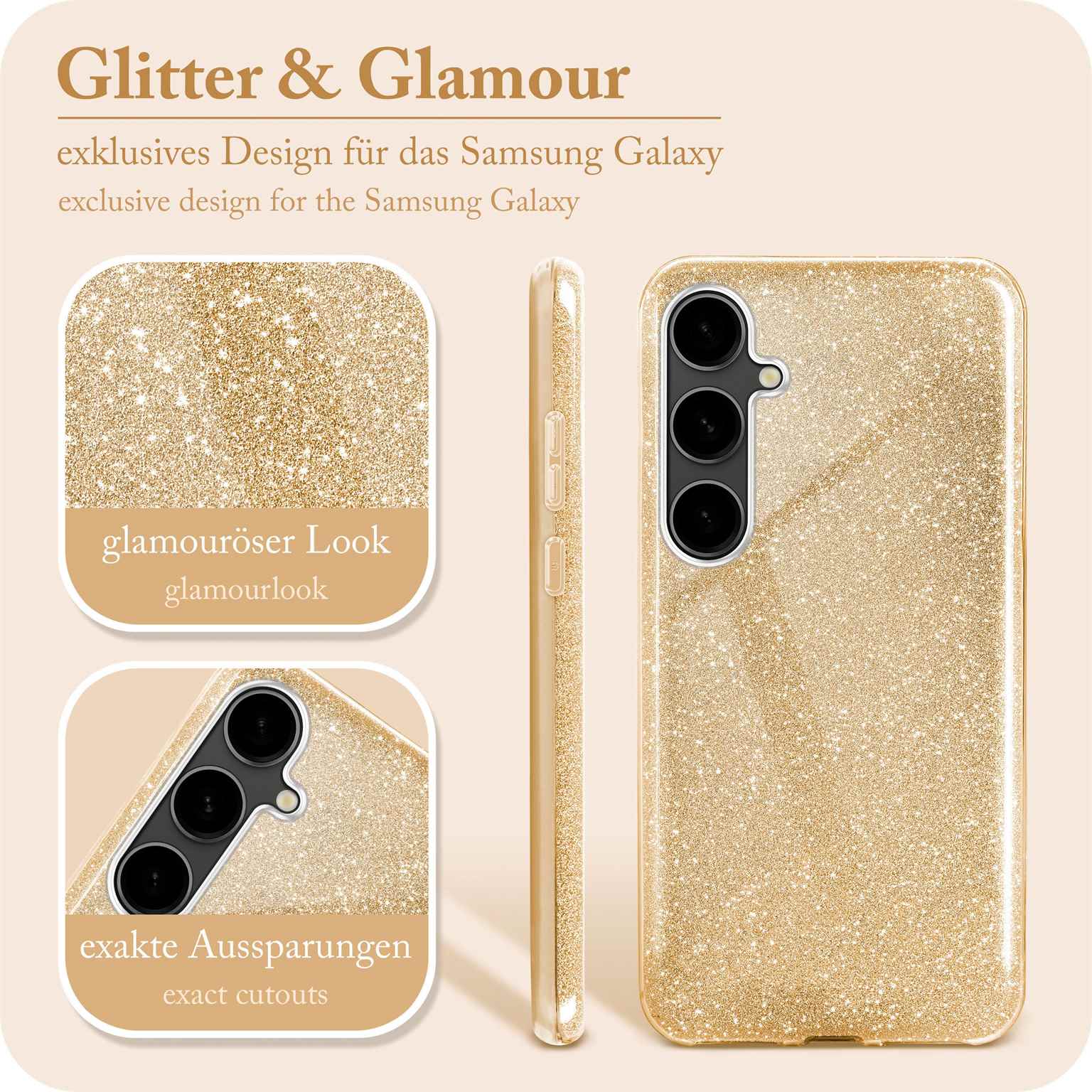 ONEFLOW Glitter Case Samsung Galaxy S23 FE mit Glitzer Look – Weiteres Produktbild 2 ONEFLOW Glitter Case Samsung Galaxy S23 FE mit Glitzer Look – Weiteres Produktbild 2
