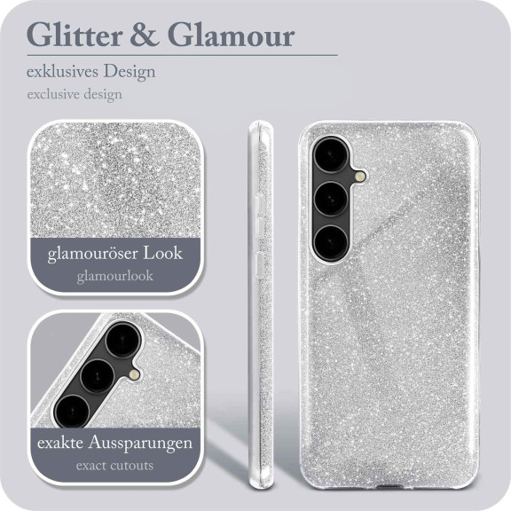 ONEFLOW Glitter Case Samsung Galaxy S23 FE mit Glitzer Look – Weiteres Produktbild 2 ONEFLOW Glitter Case Samsung Galaxy S23 FE mit Glitzer Look – Weiteres Produktbild 2