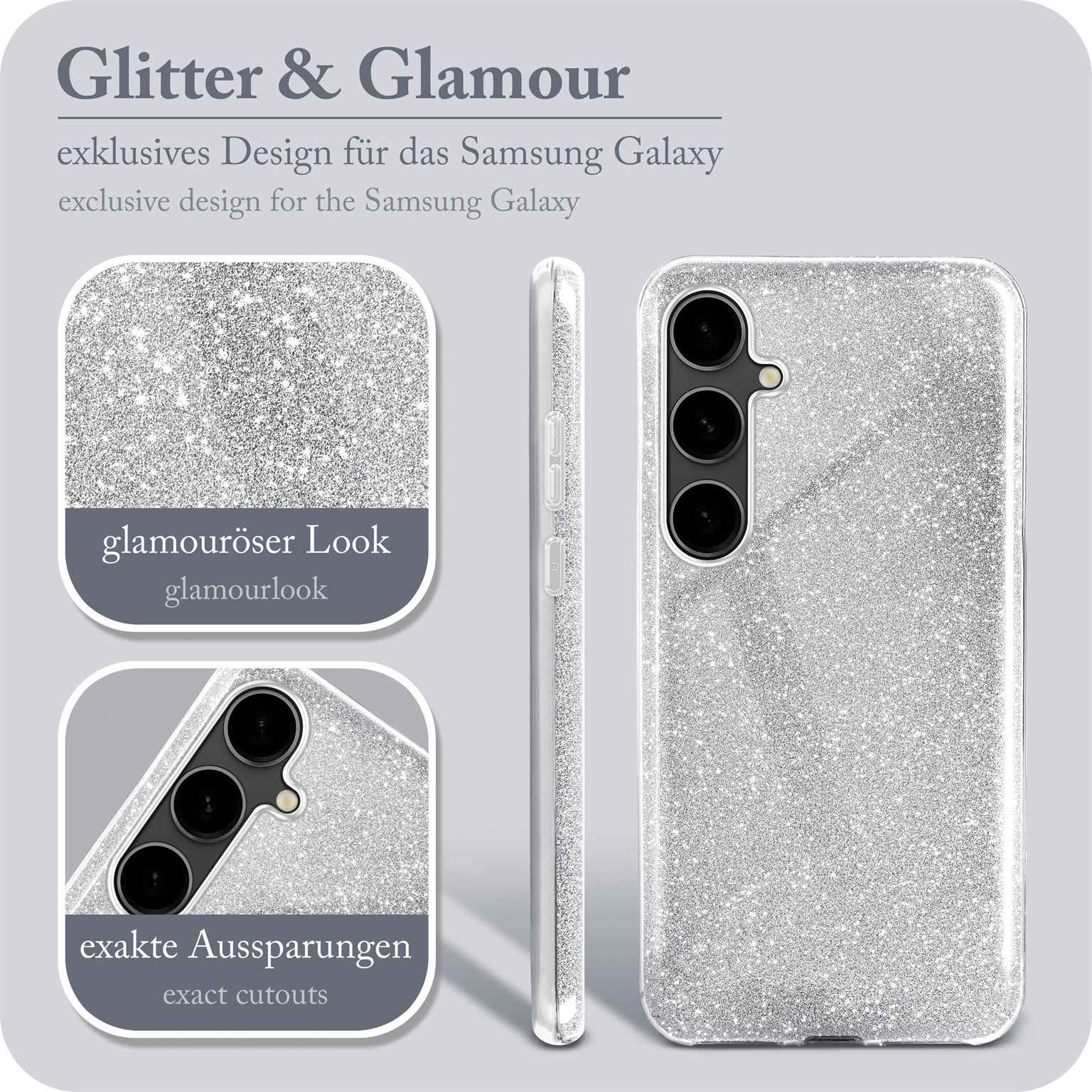 ONEFLOW Glitter Case Samsung Galaxy S23 FE mit Glitzer Look – Weiteres Produktbild 2 ONEFLOW Glitter Case Samsung Galaxy S23 FE mit Glitzer Look – Weiteres Produktbild 2
