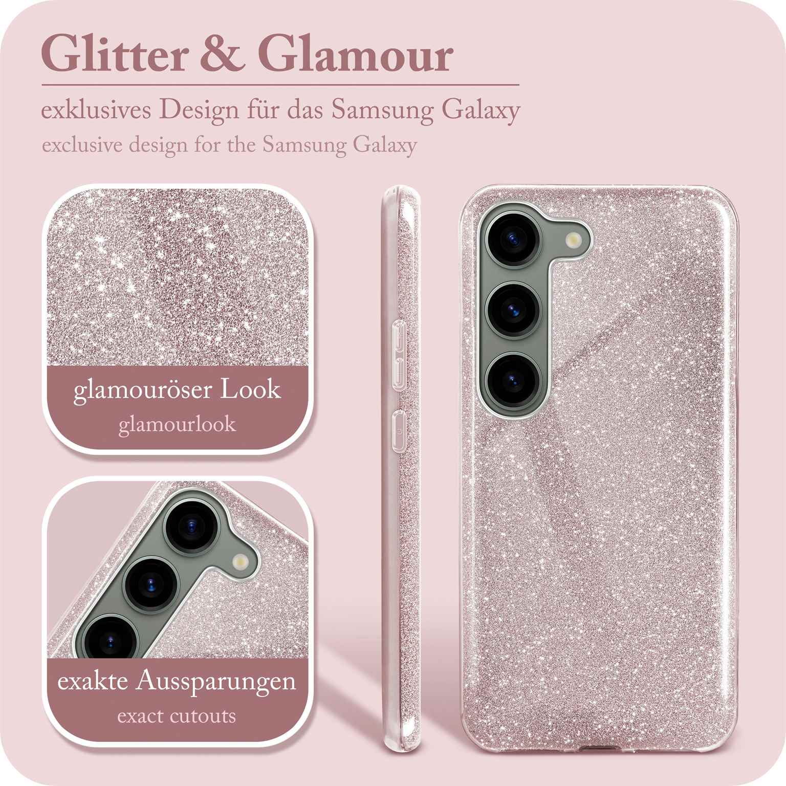 ONEFLOW Glitter Case Samsung Galaxy S23 Plus mit Glitzer Look – Weiteres Produktbild 2