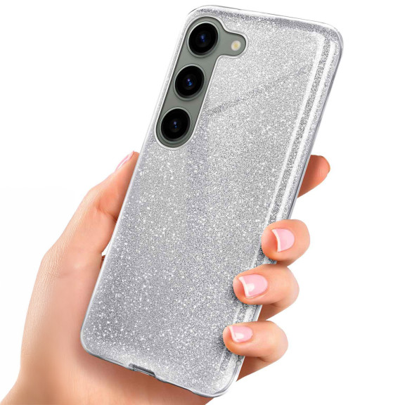 ONEFLOW Glitter Case Samsung Galaxy S23 Plus mit Glitzer Look – Weiteres Produktbild 1