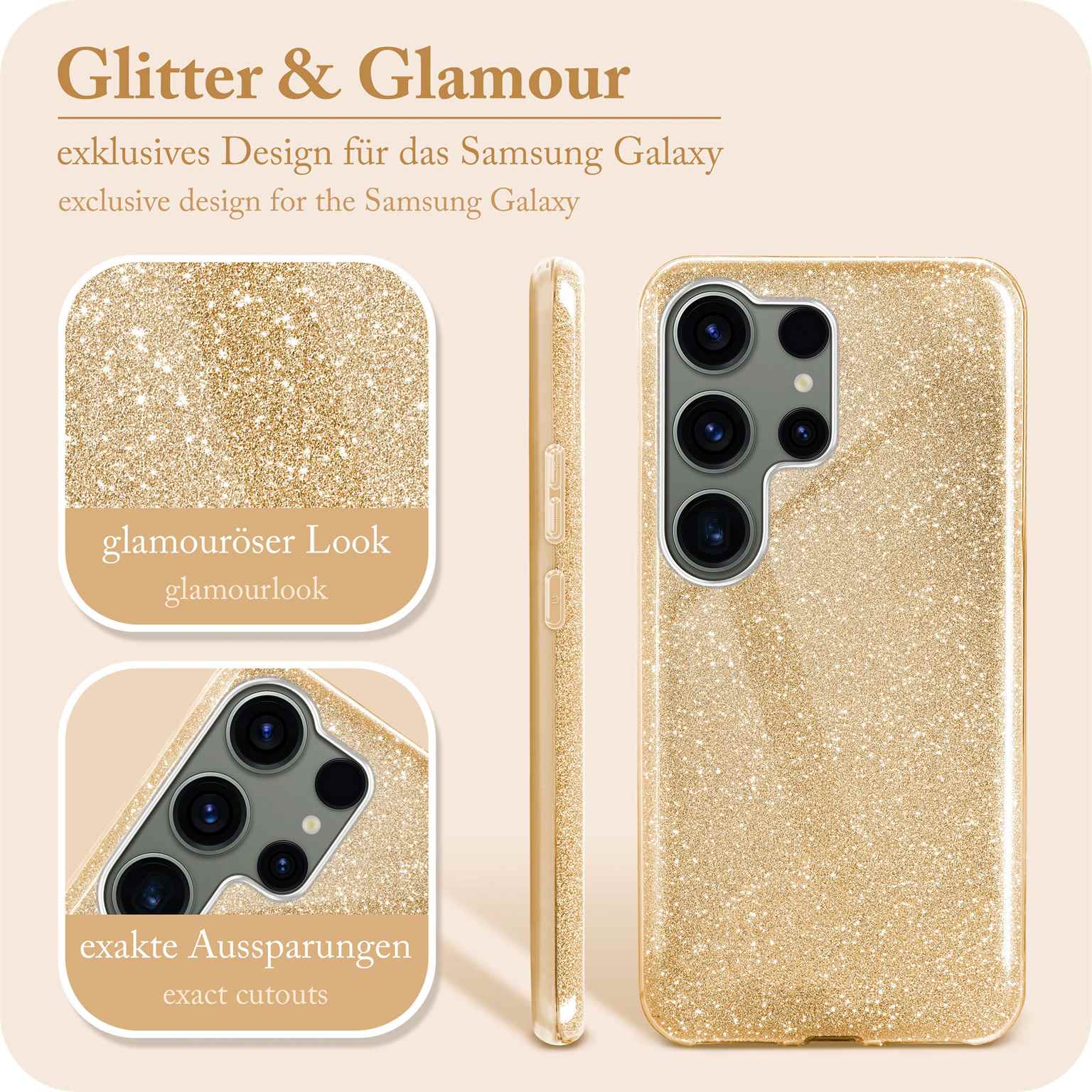 ONEFLOW Glitter Case Samsung Galaxy S23 Ultra mit Glitzer Look – Weiteres Produktbild 2