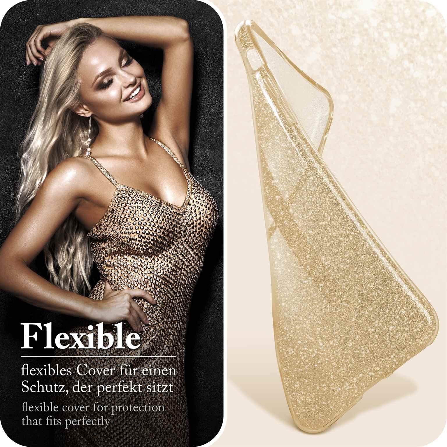 ONEFLOW Glitter Case Samsung Galaxy S23 Ultra mit Glitzer Look – Weiteres Produktbild 4
