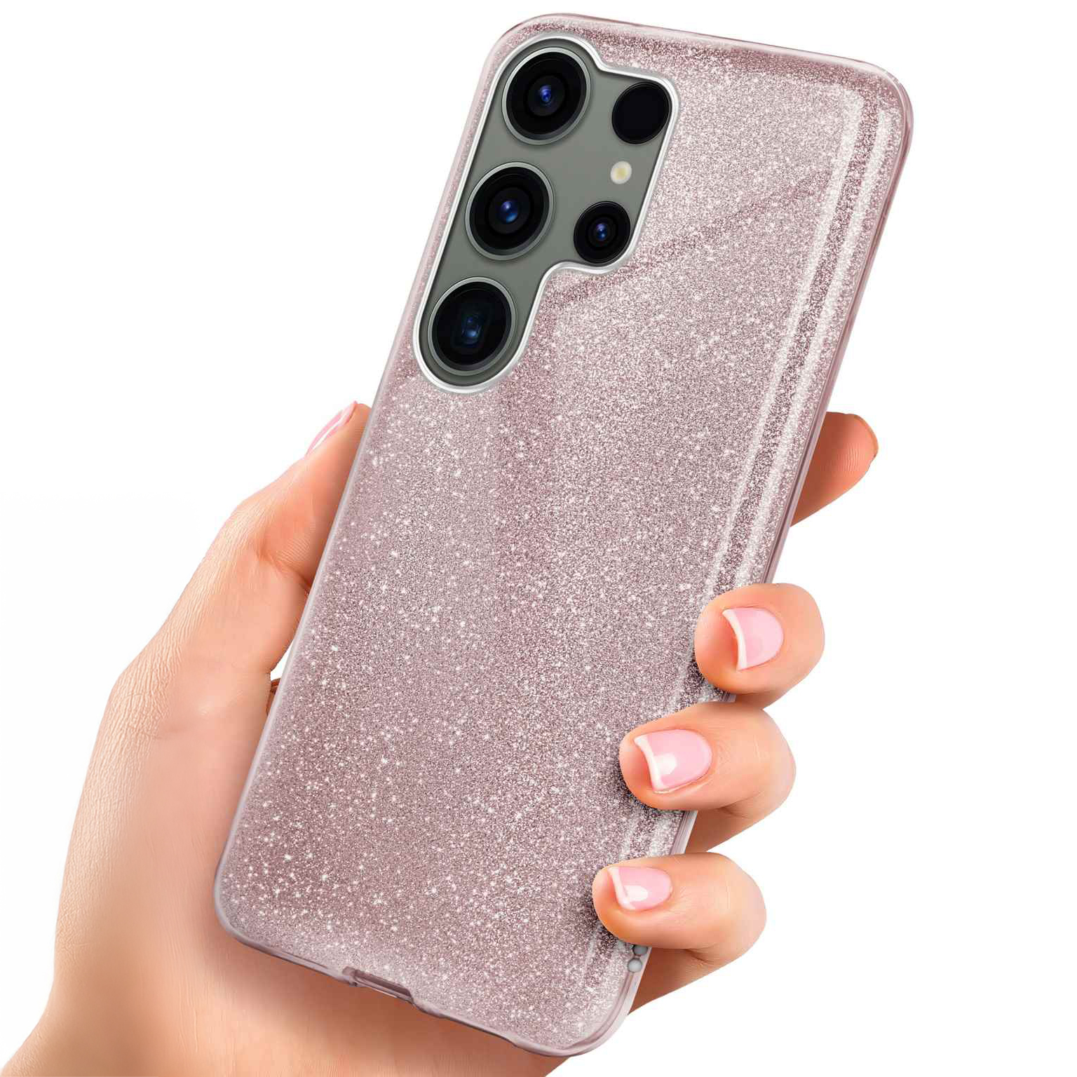 ONEFLOW Glitter Case Samsung Galaxy S23 Ultra mit Glitzer Look – undefined