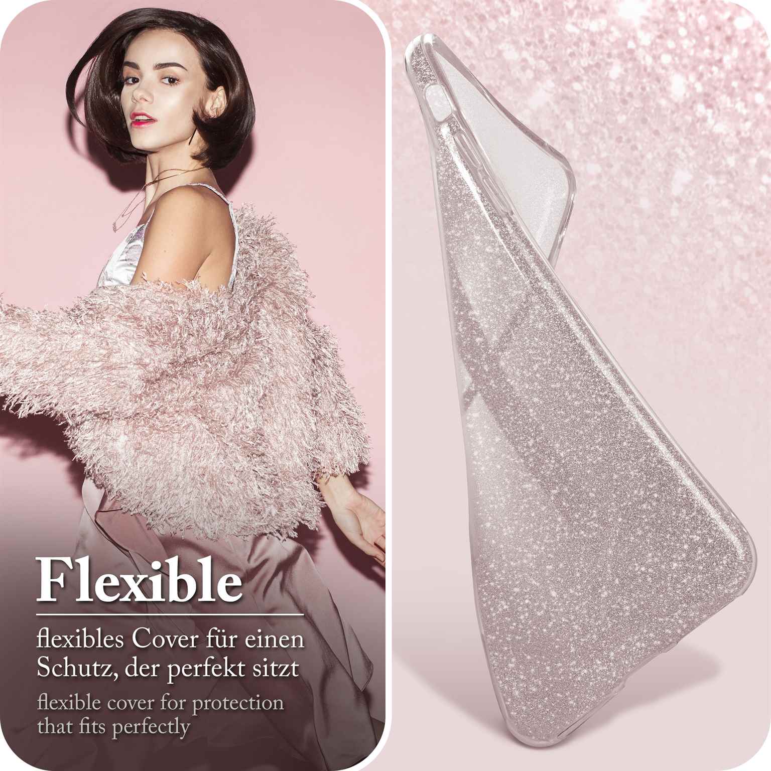 ONEFLOW Glitter Case Samsung Galaxy S23 Ultra mit Glitzer Look – Weiteres Produktbild 4