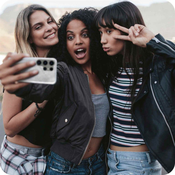 ONEFLOW Glitter Case Samsung Galaxy S23 Ultra mit Glitzer Look – Weiteres Produktbild 7