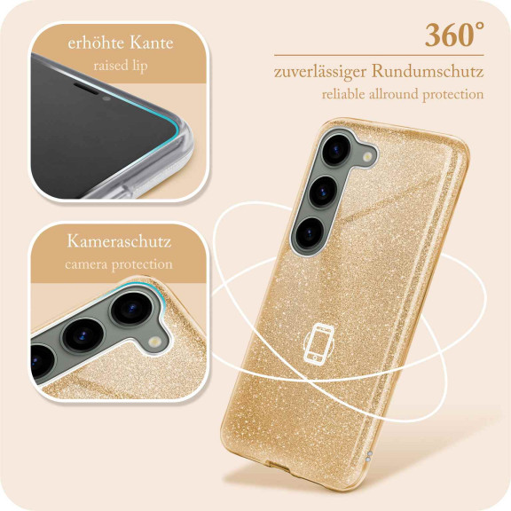 ONEFLOW Glitter Case Samsung Galaxy S23 mit Glitzer Look – Weiteres Produktbild 5 ONEFLOW Glitter Case Samsung Galaxy S23 mit Glitzer Look – Weiteres Produktbild 5