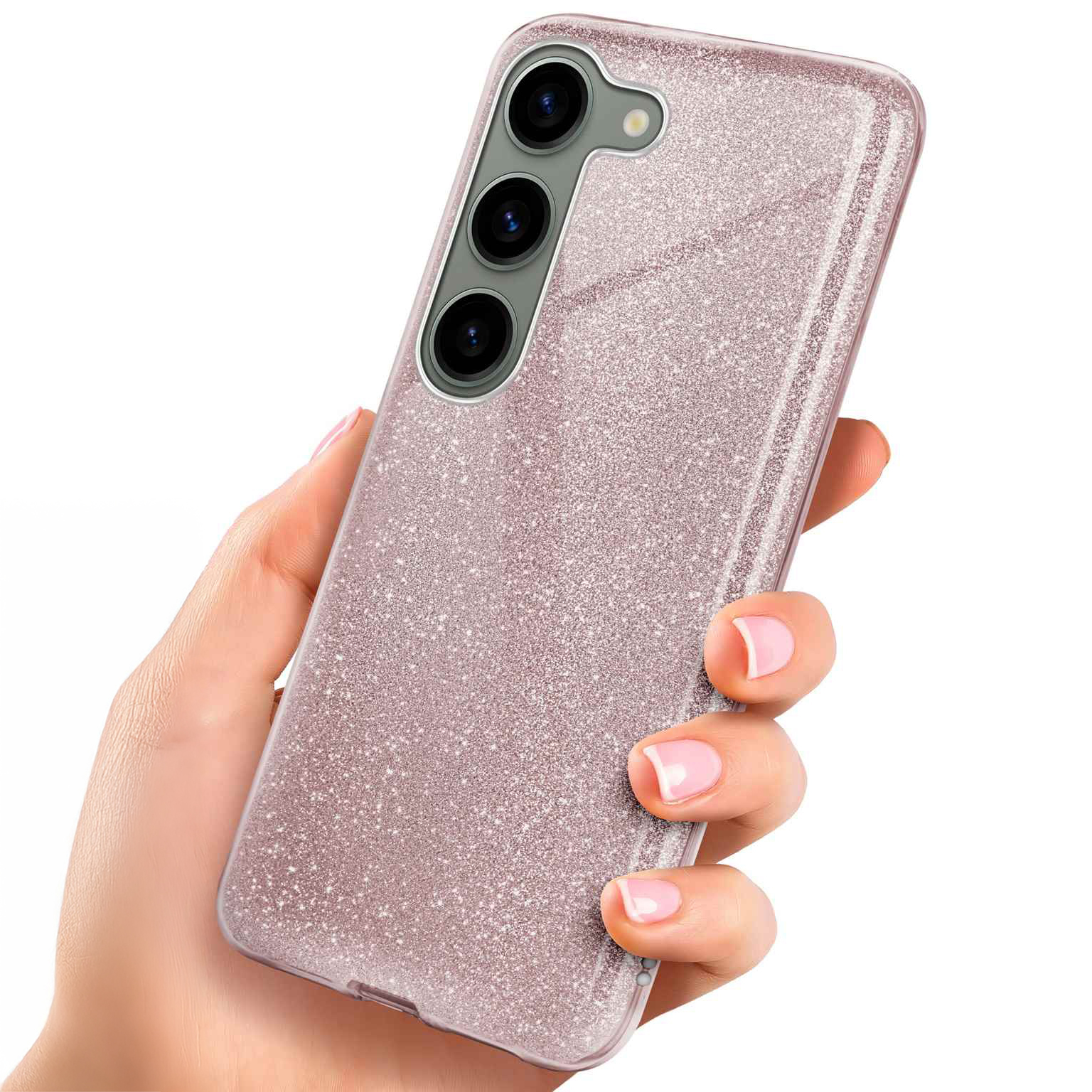 ONEFLOW Glitter Case Samsung Galaxy S23 mit Glitzer Look – undefined