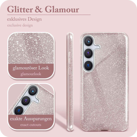 ONEFLOW Glitter Case Samsung Galaxy S24 Plus mit Glitzer Look – Weiteres Produktbild 2 ONEFLOW Glitter Case Samsung Galaxy S24 Plus mit Glitzer Look – Weiteres Produktbild 2