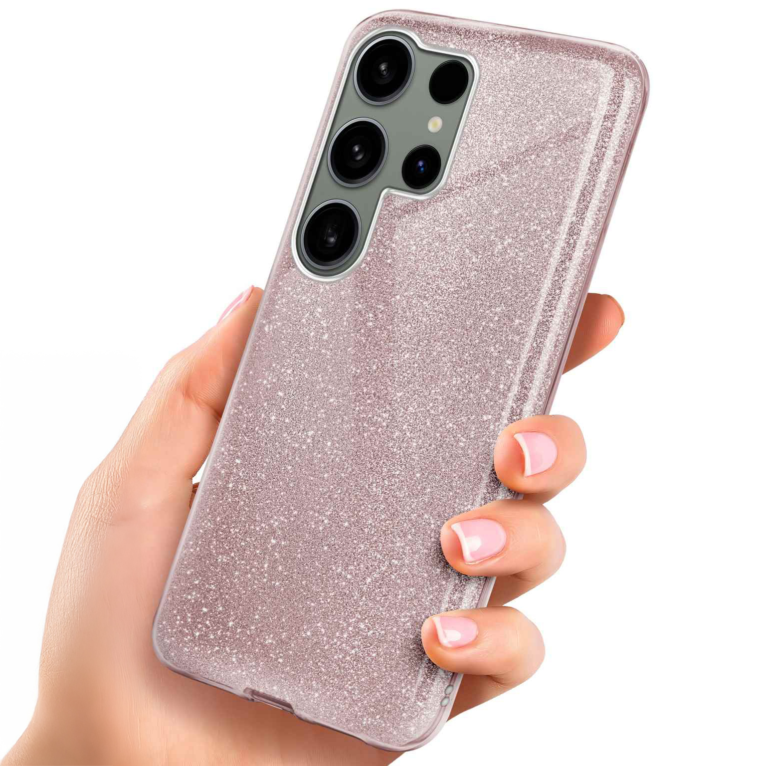 ONEFLOW Glitter Case Samsung Galaxy S24 Ultra mit Glitzer Look – undefined