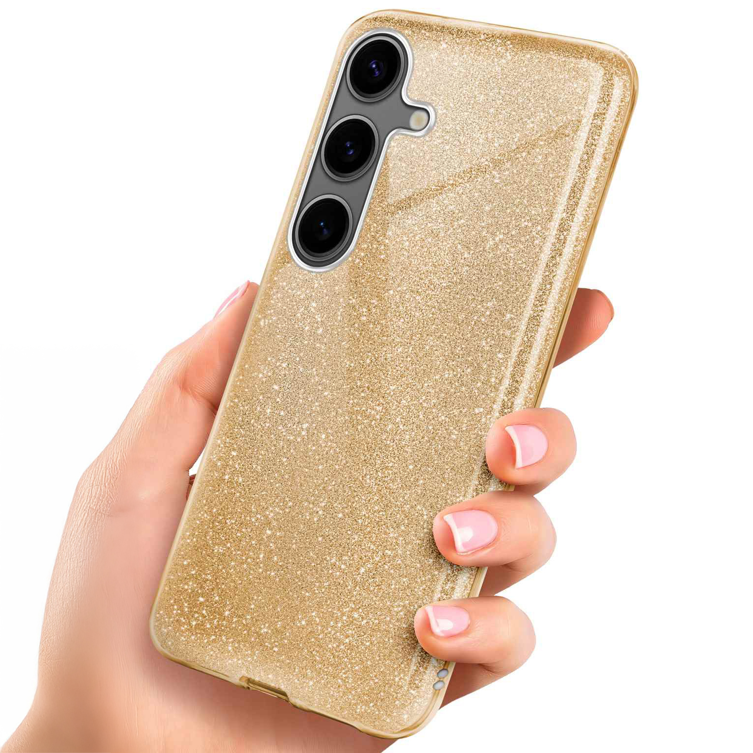 ONEFLOW Glitter Case Samsung Galaxy S24 mit Glitzer Look – Weiteres Produktbild 1 ONEFLOW Glitter Case Samsung Galaxy S24 mit Glitzer Look – Weiteres Produktbild 1