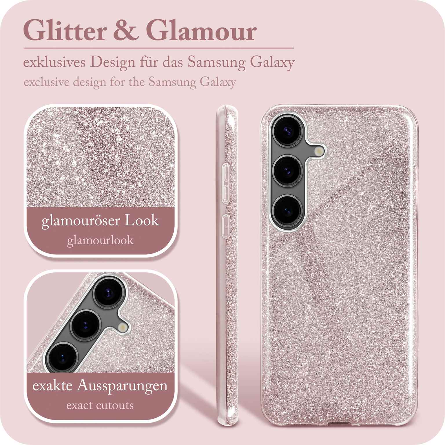 ONEFLOW Glitter Case Samsung Galaxy S24 mit Glitzer Look – Weiteres Produktbild 2