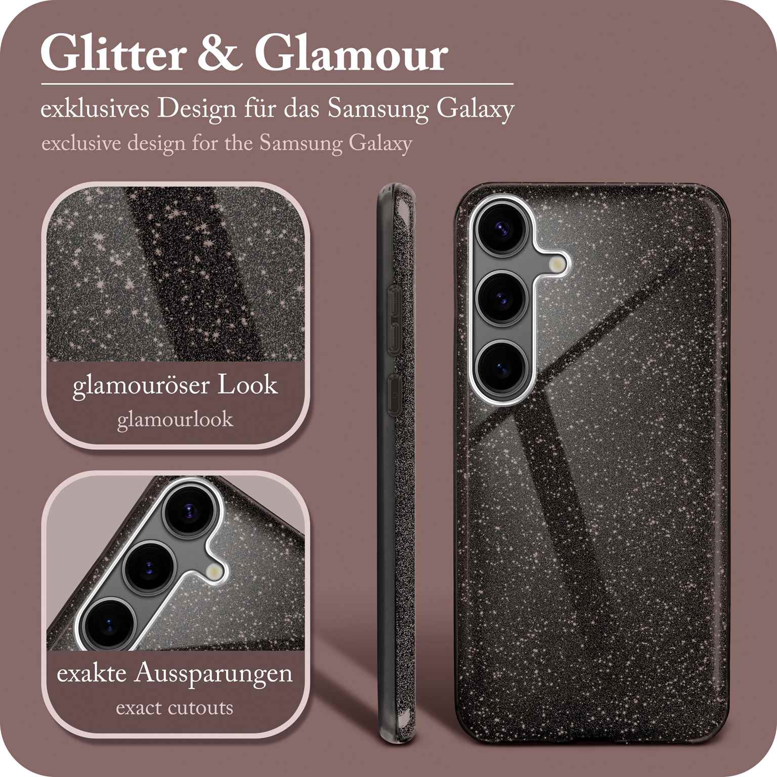 ONEFLOW Glitter Case Samsung Galaxy S24 mit Glitzer Look – Weiteres Produktbild 2 ONEFLOW Glitter Case Samsung Galaxy S24 mit Glitzer Look – Weiteres Produktbild 2