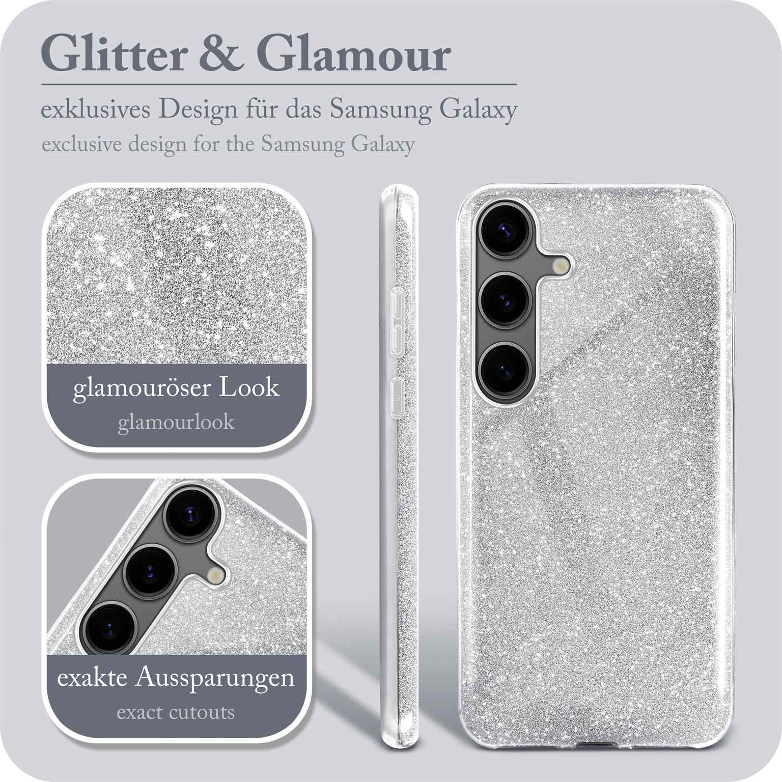 ONEFLOW Glitter Case Samsung Galaxy S24 mit Glitzer Look – Weiteres Produktbild 2